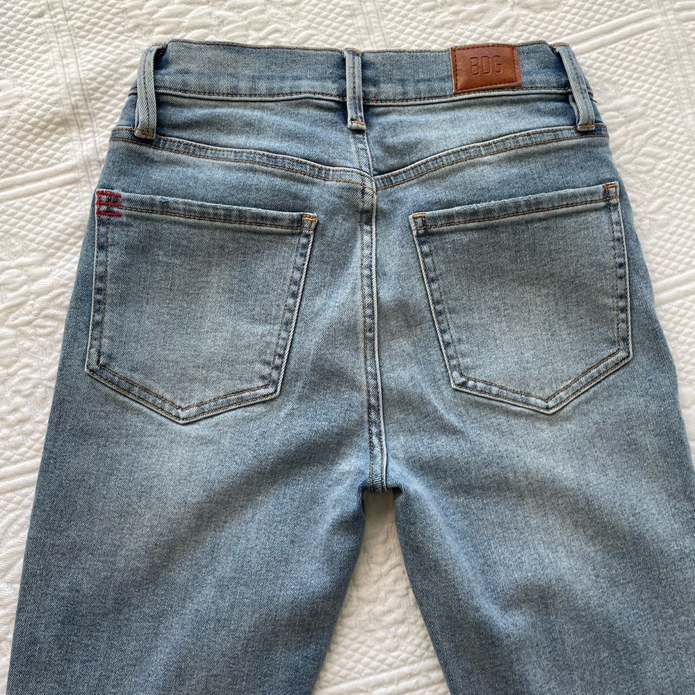 Urban Outfitters BDG Twig High Rise Skinny Denim Jeans Medium Wash 24 - Picture 5 of 11